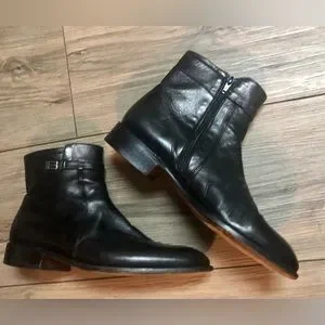 Bally | Shoes | Bally Switzerland Mens Black Leather Dress  display picture 1